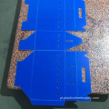Caixa de embalagem de plástico corrugado Blue Hot Sales